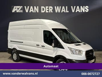 Ford Transit L3 H3 | Lease vanaf 323,- p/mnd, Automaat, Gebruikt, Euro 6, Wit