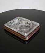 Kosta Boda - Asbak - Glas, Leder, Aluminium - Pijp- of, Antiek en Kunst