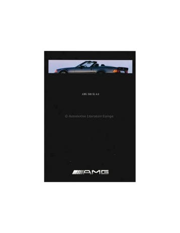 1990 MERCEDES BENZ 500 SL 6.0 AMG BROCHURE DUITS, Nieuw, Author
