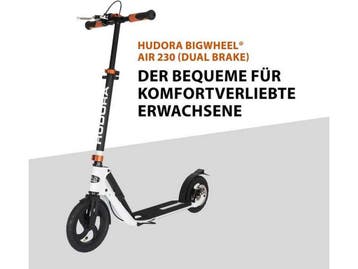 HUDORA Big Wheel Air 230 - Step - Dubbele Rem - Divers, Verzenden, Zo goed als nieuw