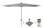 Platinum Riva stokparasol 3x2 - Light Grey met voet en hoes, Tuin en Terras, Tuinsets en Loungesets, Verzenden, Nieuw, Overige materialen