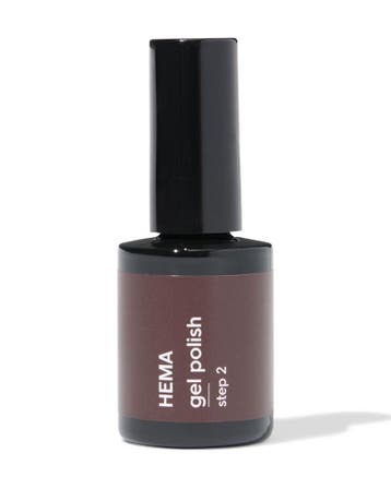 HEMA Gel nagellak 55 black cherry 1+1 gratis, Verzenden, Nieuw