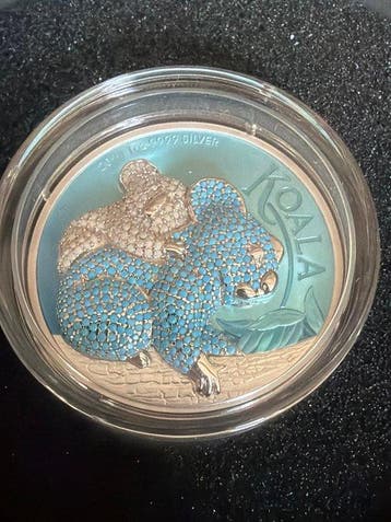 Australië. 1 Dollar Koala Bejeweled Edition 2023