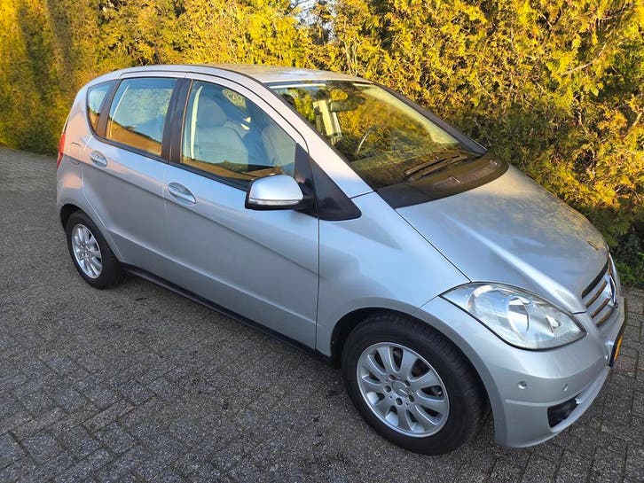 Mercedes A-Klasse A150 5DRS 2008 Zilver 133.000 km Airco TOP, Auto's, Mercedes-Benz, Dealer onderhouden, Onderhoudsboekje, Te koop