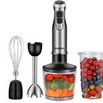 Staafmixer 1200W 4-in-1 Hakmolen Garde Beker, Verzenden, Nieuw