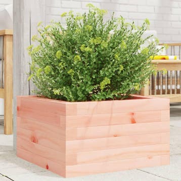 vidaXL Plantenbak 40x40x23 cm massief douglashout, Verzenden, Nieuw, Hout
