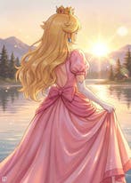 Kleury.art - Princess Peach at Sunset by Kleury.art (1/5), Nieuw
