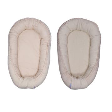 MamaLoes Teddy Boucle Naturel Omkeerbaar Babynest, Kinderen en Baby's, Verzenden, Nieuw