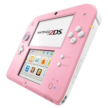 Nintendo 2DS - Roze/Wit 3DS Garantie & snel in huis!, Ophalen of Verzenden, Zo goed als nieuw, Wit