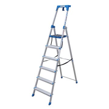 Alumexx Twin-Deck Huishoudtrap ECO, Doe-het-zelf en Verbouw, Ladders en Trappen, Verzenden, Nieuw, Trap