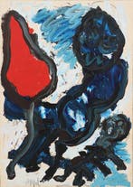 Karel Appel (1921-2006) - Compositie van 3 figuren