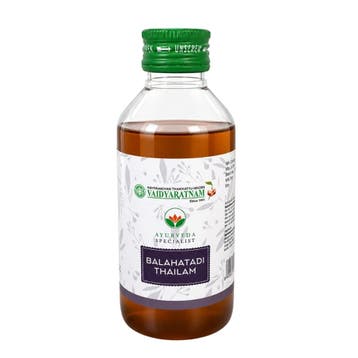 Balahatadi Thailam (Olie) 200 ml - Vaidyaratnam, Ophalen of Verzenden, Nieuw