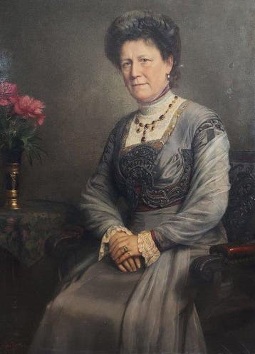 Ernst Nelson (1858-1911) - Portret Elisabeth Alexandrine