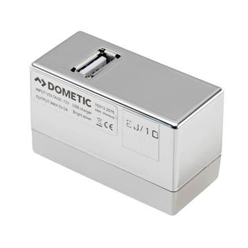 Dometic USB Lader voor 12V Lichtrail Chroom, Ophalen of Verzenden, Nieuw