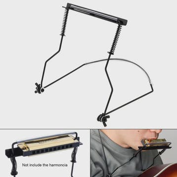 Universele Harmonica Nekhouder - Verstelbare Mondorgel Stand, Muziek en Instrumenten, Verzenden, Nieuw