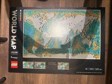Lego Set - 31203 - Art - World Map, Nieuw