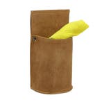 Houtkamp Leren Horeca Poetsdoek Riem Holster - Cognac Bruin, Verzenden