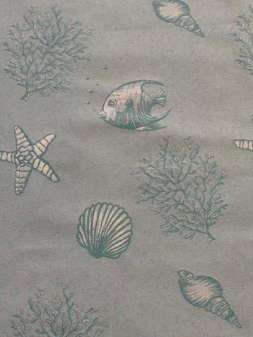 Gobelinstof met mediterrane fantasie, reliëfgeborduurd in