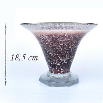 WMF - Karl Wiedmann - Vaas - Glas - Ikora, Antiek en Kunst