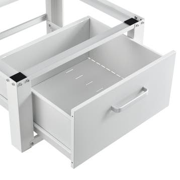 Wasmachine sokkel verhoger met lade tot 150kg! wit, Verzenden, Nieuw