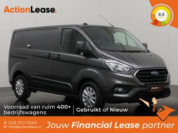 Ford Transit Custom Bestelbus L1 H1 2023 Diesel Automaat, Auto's, Automaat, Zwart, Diesel, Nieuw