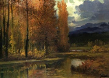 Antoni Ros i Güell (1877-1954) - LHeure Dorée - XL format