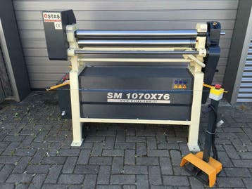 OSTAS SM 1070 x 76 plaatwals platenwals rollenwals, Nieuw