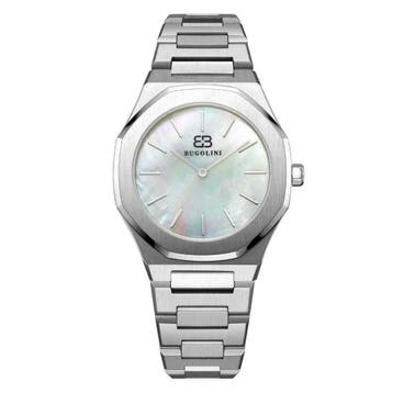 BUGOLINI® Amor Staal - Miyota 2025 Quartz Horloge Vrouwen, Staal, Staal, Polshorloge, Nieuw