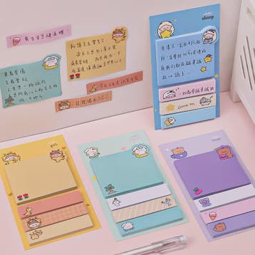 Schattige Kawaii Memo Blokjes met Dieren - Leuke Sticky Note, Verzenden, Nieuw