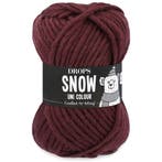 DROPS Snow Uni Colour - 95 kastanjerood - Wol Garen, Ophalen of Verzenden, Nieuw
