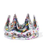 HEMA Folieballon kroon 20cm confetti, Hobby en Vrije tijd, Feestartikelen, Verzenden, Nieuw