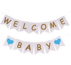 17-delige genderreveal set Boy or Girl XL, Verzenden, Nieuw, Versiering, Geboorte of Huwelijk