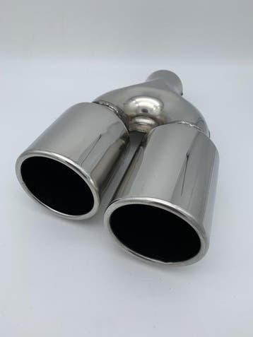 Sierstuk RVS Dubbel Rond – versprongen – 2 x 89 mm- rolled, Ophalen of Verzenden, Nieuw