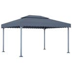 vidaXL Prieel 400x300 cm aluminium antraciet, Verzenden, Nieuw