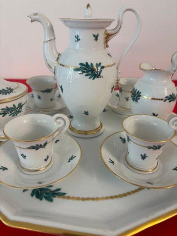 Nymphenburg - Koffieservies (12) - Porselein