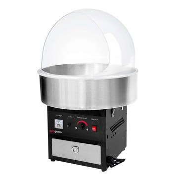 GGM Gastro | Suikerspinmachine - Ø52cm - 950W - zwart - |, Verzenden, Nieuw in verpakking, Overige typen