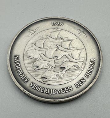 Nederland. Penning Nationale Visserijdagen Den Helder 1986