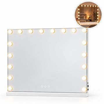 XEMM Hollywood Spiegel 18 Led Lampen - Wit, Huis en Inrichting, Verzenden, Nieuw