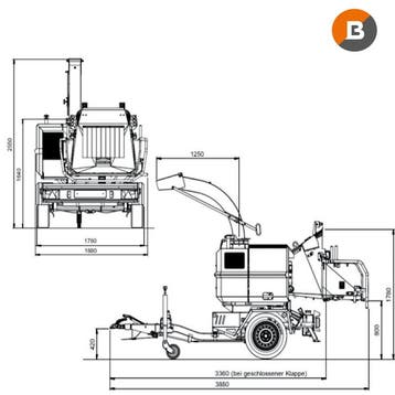 Schliesing 325 EX snipperaar 44.9 PK - 20cm, Ophalen of Verzenden