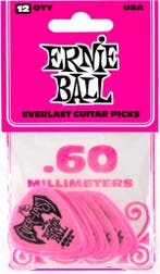 Ernie Ball 9179 Everlast plectrum 0.60 mm 12-pack, Ophalen of Verzenden, Nieuw, Akoestische gitaar