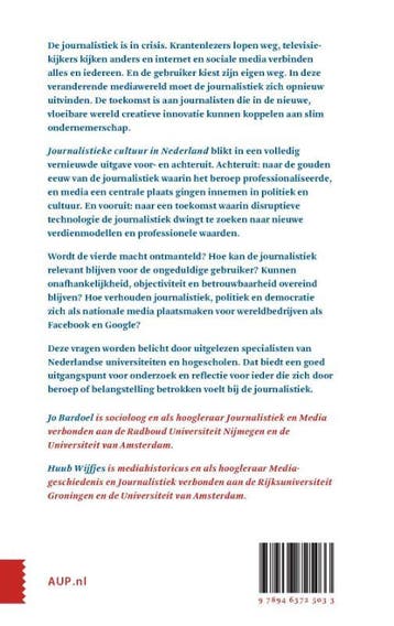 Journalistieke cultuur in Nederland 9789463725033, Verzenden, Gelezen, Huub Wijfjes