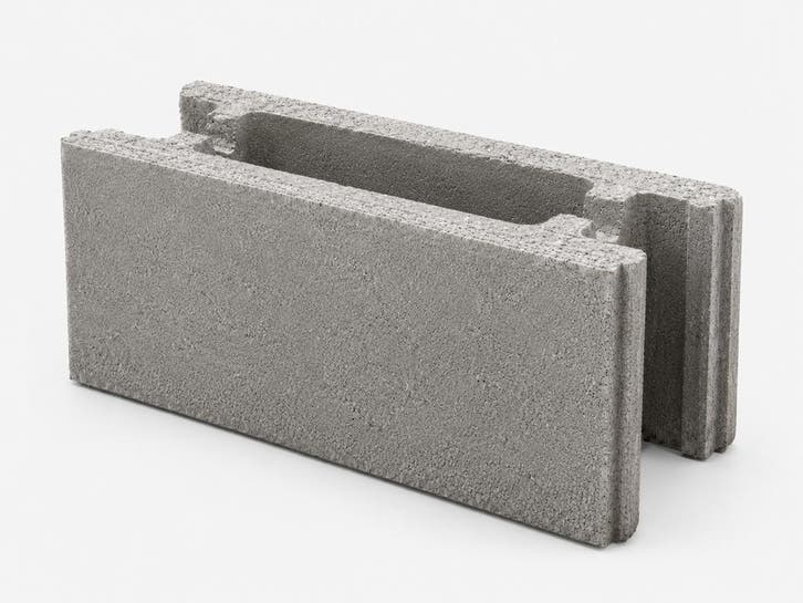 Bekistingsblok Normaalsteen 50x17,5x20cm, Doe-het-zelf en Verbouw, Metselstenen, Nieuw, Verzenden
