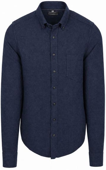 CASAMODA Overhemd Faux Uni Navy maat 5XL Heren, Kleding | Heren, Verzenden, Nieuw, Blauw, CASAMODA