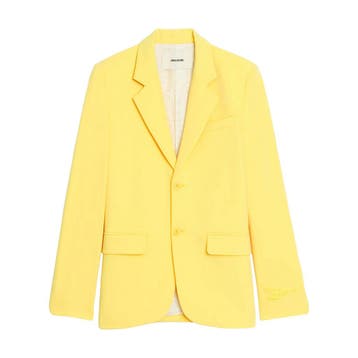 Zadig & Voltaire • gele blazer Vanille • 32 (FR34), Zadig & Voltaire, Verzenden, Geel, Nieuw