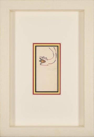 Pierre Alechinsky (1927) - Originele werktekening met