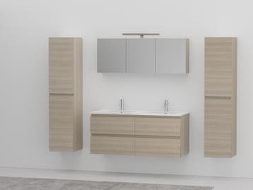 Veiling - 2-persoons 120 cm licht hout decor - Incl. kranen, Nieuw