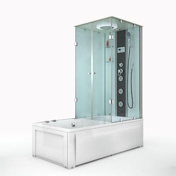 Douche- Bad Whirlpool Combi 180X90X222 Silvus -L (Badkamer), Huis en Inrichting, Ophalen of Verzenden, Nieuw