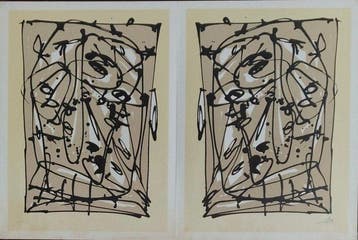 Antonio Saura (1930-1998) - Espejo
