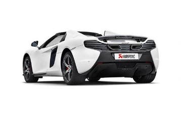 McLaren 650S / 650S spider Akrapovic titanium slip-on, Verzenden