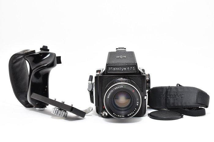 Mamiya M645 Eye Level Finder + Sekor C E 2.8/70mm, Audio, Tv en Foto, Fotocamera's Analoog